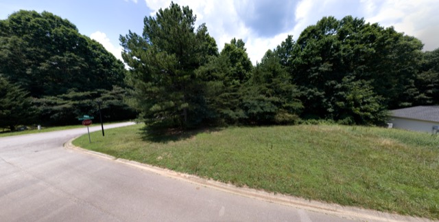 Wooded lot